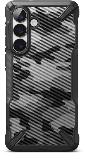 Ringke Fusion X Samsung Galaxy S26 Hoesje Back Cover Camo Zwart afbeelding 2