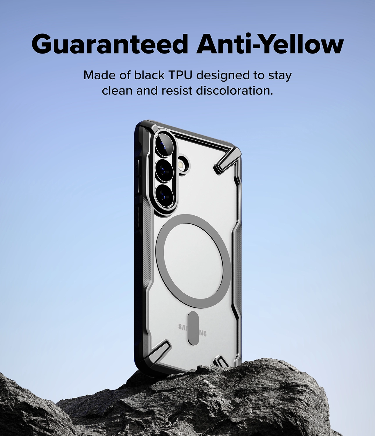Ringke Fusion X Magnetic Samsung Galaxy S26 Hoesje MagSafe Zwart afbeelding 8