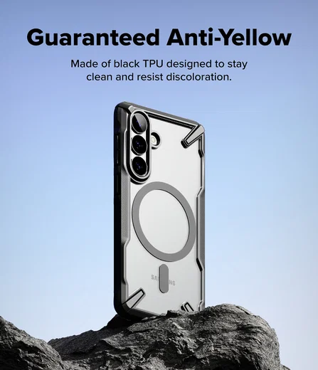 Ringke Fusion X Magnetic Samsung Galaxy S26 Hoesje MagSafe Zwart afbeelding 8