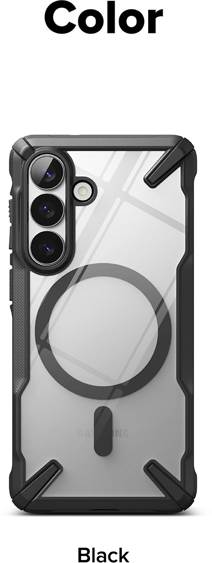 Ringke Fusion X Magnetic Samsung Galaxy S26 Hoesje MagSafe Zwart afbeelding 14