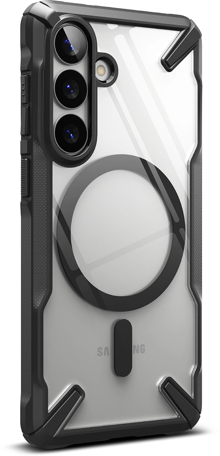 Ringke Fusion X Magnetic Samsung Galaxy S26 Hoesje MagSafe Zwart afbeelding 21