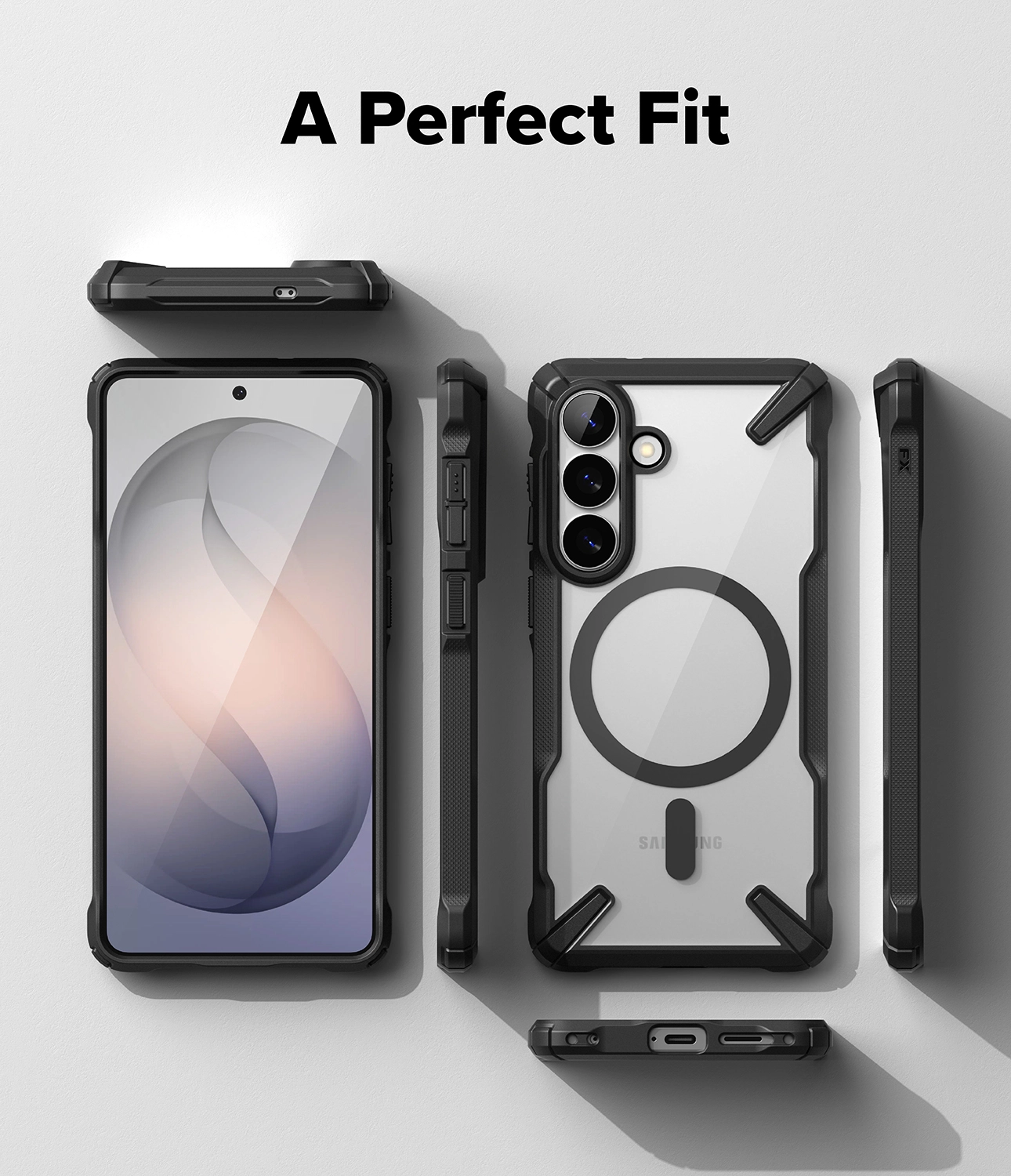 Ringke Fusion X Magnetic Samsung Galaxy S26 Hoesje MagSafe Zwart afbeelding 18
