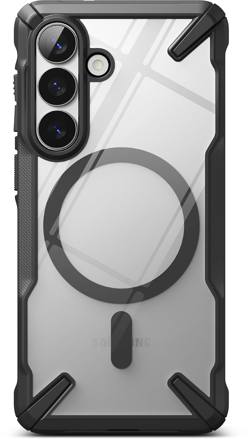 Ringke Fusion X Magnetic Samsung Galaxy S26 Hoesje MagSafe Zwart afbeelding 2