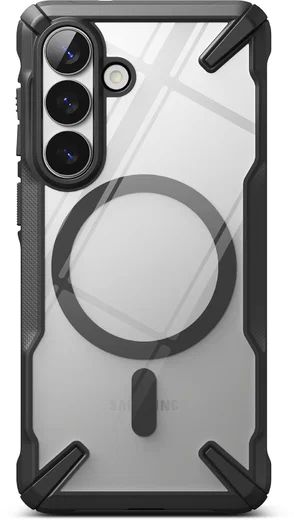 Ringke Fusion X Magnetic Samsung Galaxy S26 Hoesje MagSafe Zwart afbeelding 2