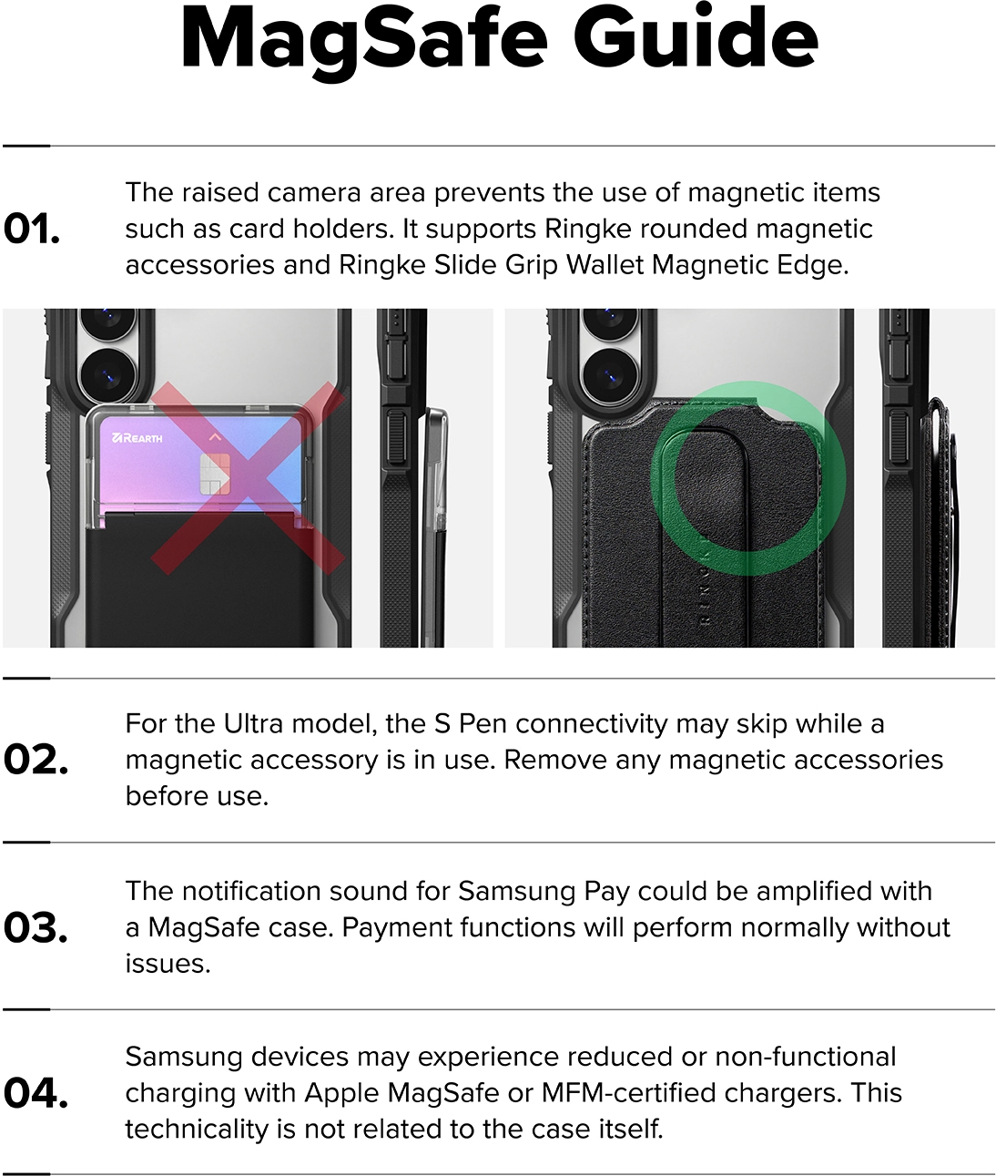 Ringke Fusion X Magnetic Samsung Galaxy S26 Hoesje MagSafe Zwart afbeelding 16
