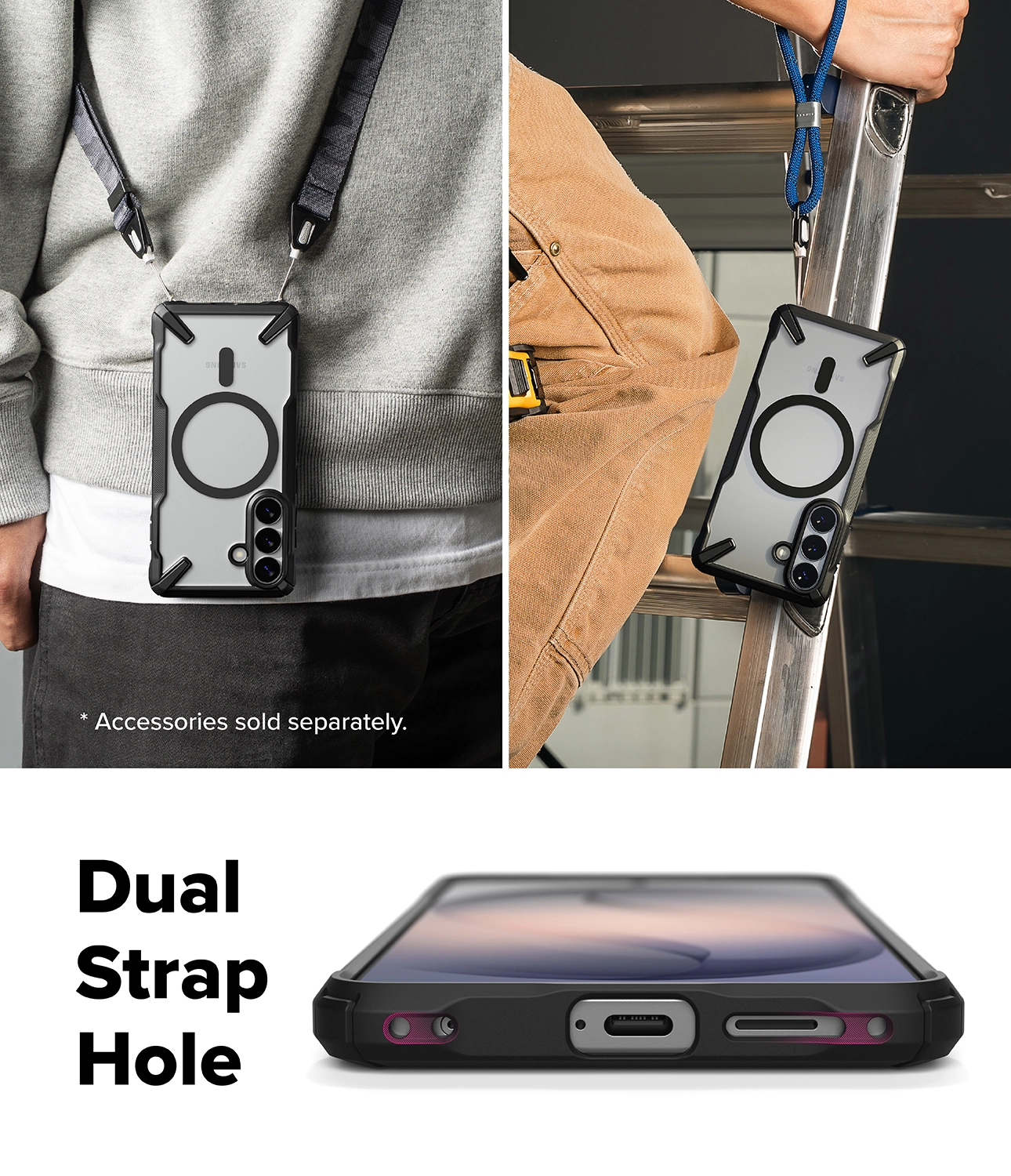 Ringke Fusion X Magnetic Samsung Galaxy S26 Hoesje MagSafe Zwart afbeelding 19