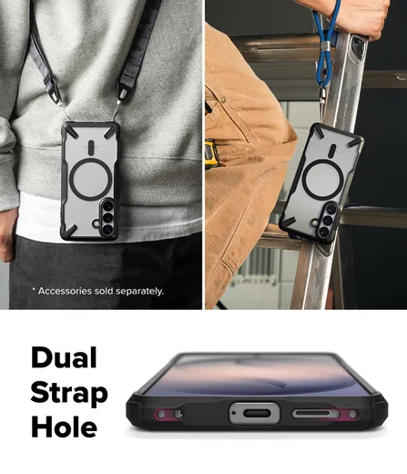 Ringke Fusion X Magnetic Samsung Galaxy S26 Hoesje MagSafe Zwart afbeelding 19