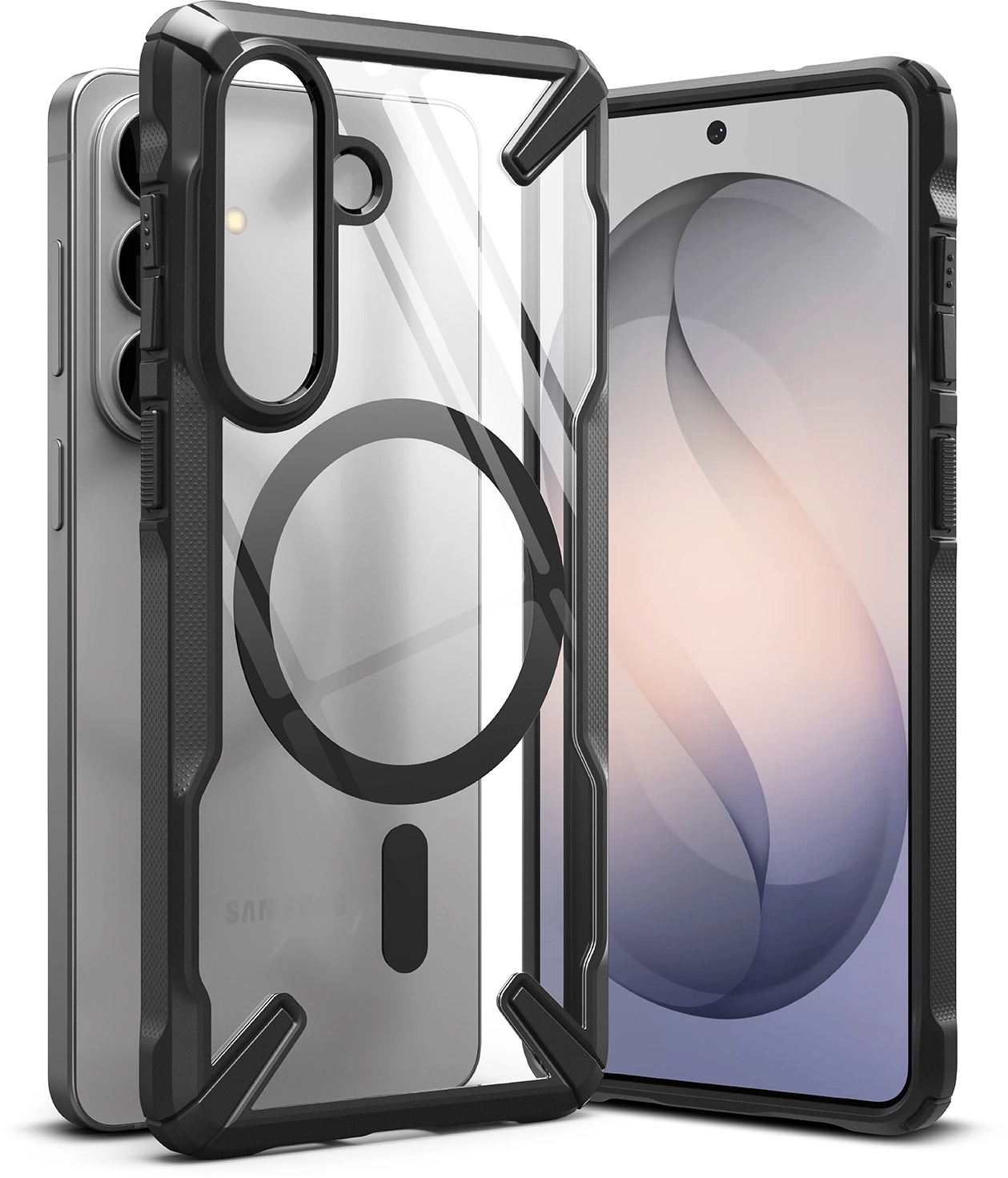 Ringke Fusion X Magnetic Samsung Galaxy S26 Hoesje MagSafe Zwart afbeelding 20