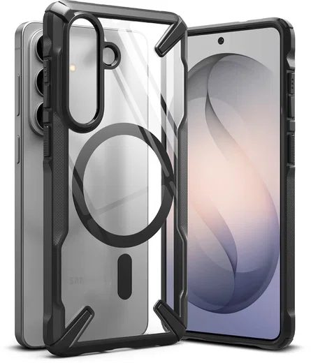 Ringke Fusion X Magnetic Samsung Galaxy S26 Hoesje MagSafe Zwart afbeelding 20