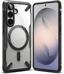 Ringke Fusion X Magnetic Samsung Galaxy S26 Hoesje MagSafe Zwart afbeelding