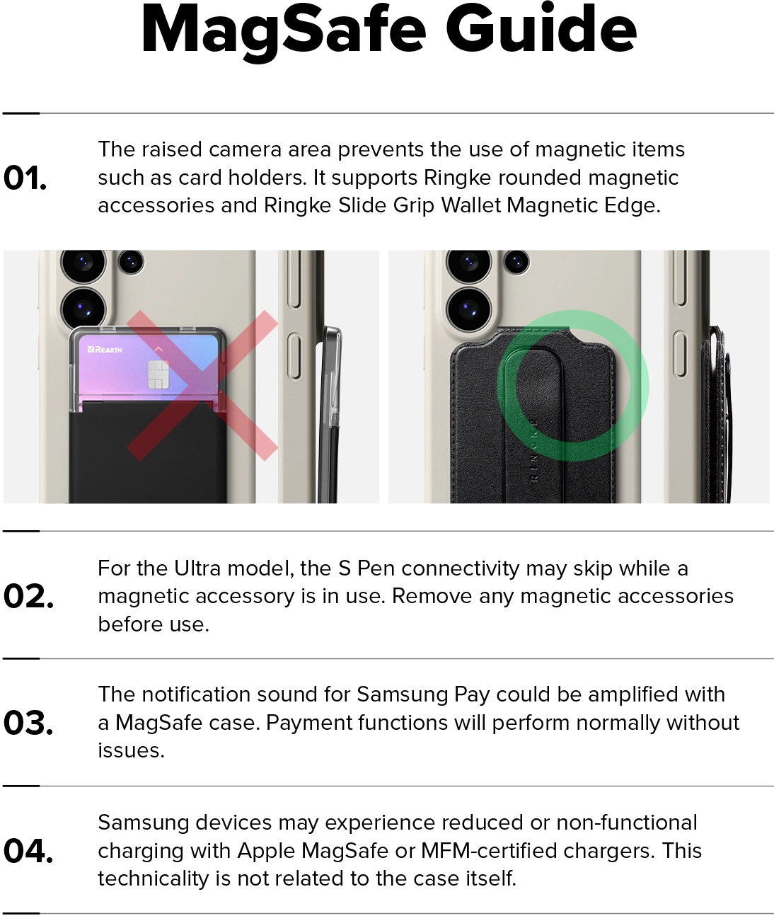 Ringke Silicone Magnetic Samsung Galaxy S26 Hoesje MagSafe Back Cover Zwart afbeelding 16