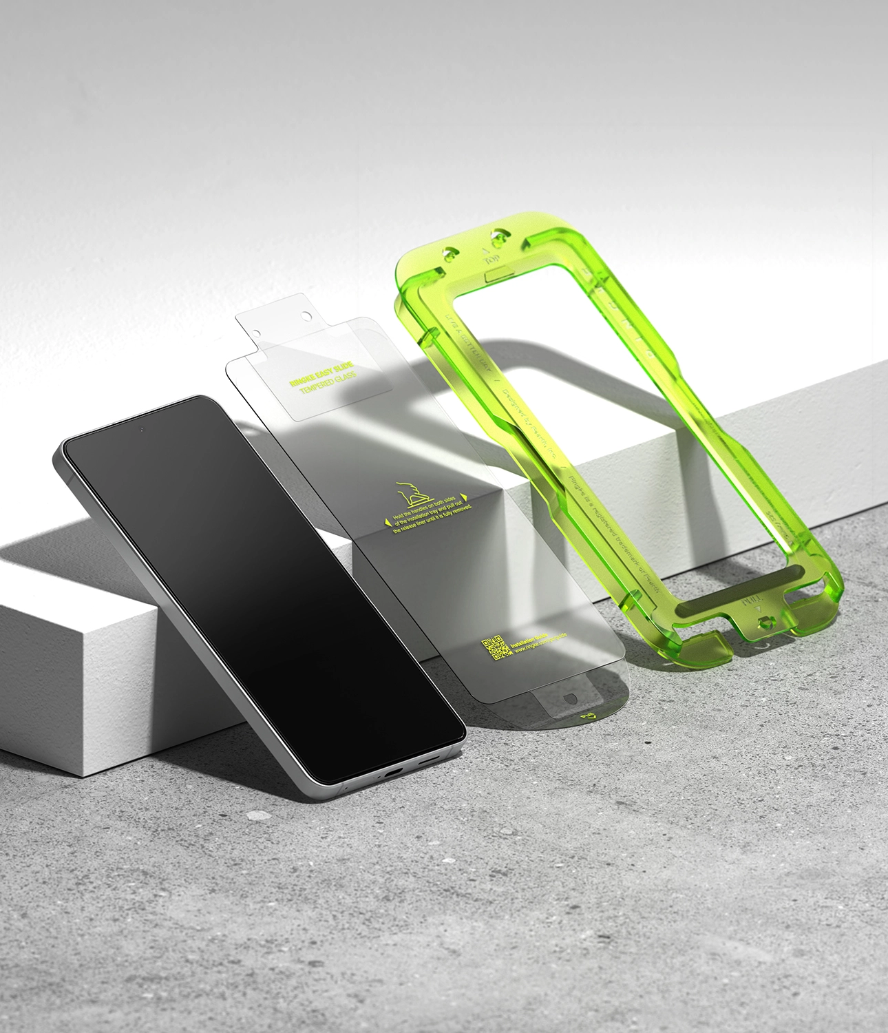 Ringke Easy Slide Samsung Galaxy S26 Screen Protector met Jig 2-Pack afbeelding 13