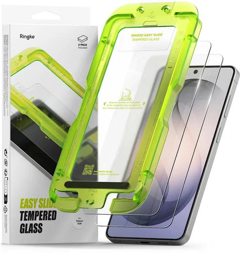 Ringke Easy Slide Samsung Galaxy S26 Screen Protector met Jig 2-Pack afbeelding 1
