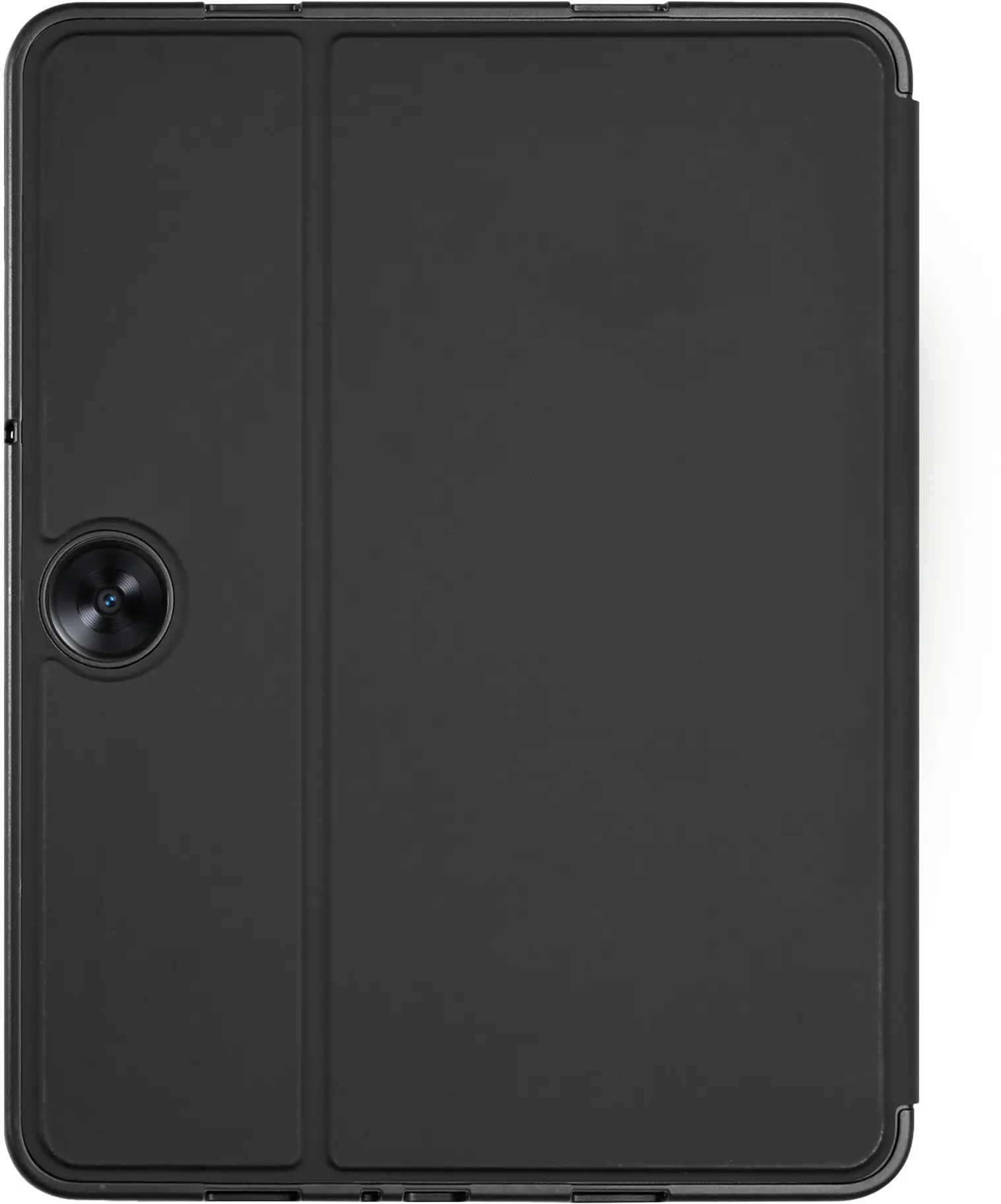 OnePlus Pad Lite Hoes Luxe Tri-Fold Book Case Kunst Leer Zwart afbeelding 2