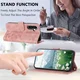 Samsung Galaxy A57 Hoesje Portemonnee Tulpen Book Case Roze afbeelding 8