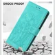 Samsung Galaxy A57 Hoesje Portemonnee Tulpen Book Case Groen afbeelding 10