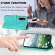 Samsung Galaxy A57 Hoesje Portemonnee Tulpen Book Case Groen afbeelding 6