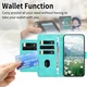 Samsung Galaxy A57 Hoesje Portemonnee Tulpen Book Case Groen afbeelding 7