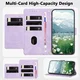 Samsung Galaxy A57 Hoesje Portemonnee Tulpen Book Case Paars afbeelding 4