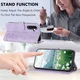 Samsung Galaxy A57 Hoesje Portemonnee Tulpen Book Case Paars afbeelding 6