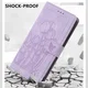 Samsung Galaxy A57 Hoesje Portemonnee Tulpen Book Case Paars afbeelding 9