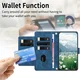 Samsung Galaxy A57 Hoesje Portemonnee Tulpen Book Case Blauw afbeelding 7