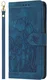 Samsung Galaxy A57 Hoesje Portemonnee Tulpen Book Case Blauw afbeelding 2