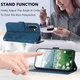 Samsung Galaxy A57 Hoesje Portemonnee Tulpen Book Case Blauw afbeelding 6