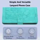 Samsung Galaxy A37 Hoesje Portemonnee Tulpen Book Case Groen afbeelding 5