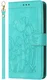 Samsung Galaxy A37 Hoesje Portemonnee Tulpen Book Case Groen