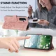 Samsung Galaxy A27 Hoesje Portemonnee Tulpen Book Case Roze afbeelding 5
