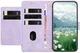 Samsung Galaxy A27 Hoesje Portemonnee Tulpen Book Case Paars afbeelding 12