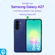 Samsung Galaxy A27 Hoesje Portemonnee Tulpen Book Case Paars afbeelding 3