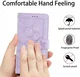 Samsung Galaxy A27 Hoesje Portemonnee Tulpen Book Case Paars afbeelding 10
