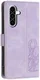 Samsung Galaxy A27 Hoesje Portemonnee Tulpen Book Case Paars afbeelding 13