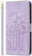 Samsung Galaxy A27 Hoesje Portemonnee Tulpen Book Case Paars afbeelding 1
