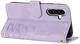 Samsung Galaxy A27 Hoesje Portemonnee Tulpen Book Case Paars afbeelding 14