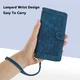 Samsung Galaxy A27 Hoesje Portemonnee Tulpen Book Case Blauw afbeelding 8
