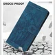 Samsung Galaxy A27 Hoesje Portemonnee Tulpen Book Case Blauw afbeelding 7