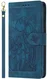 Samsung Galaxy A27 Hoesje Portemonnee Tulpen Book Case Blauw