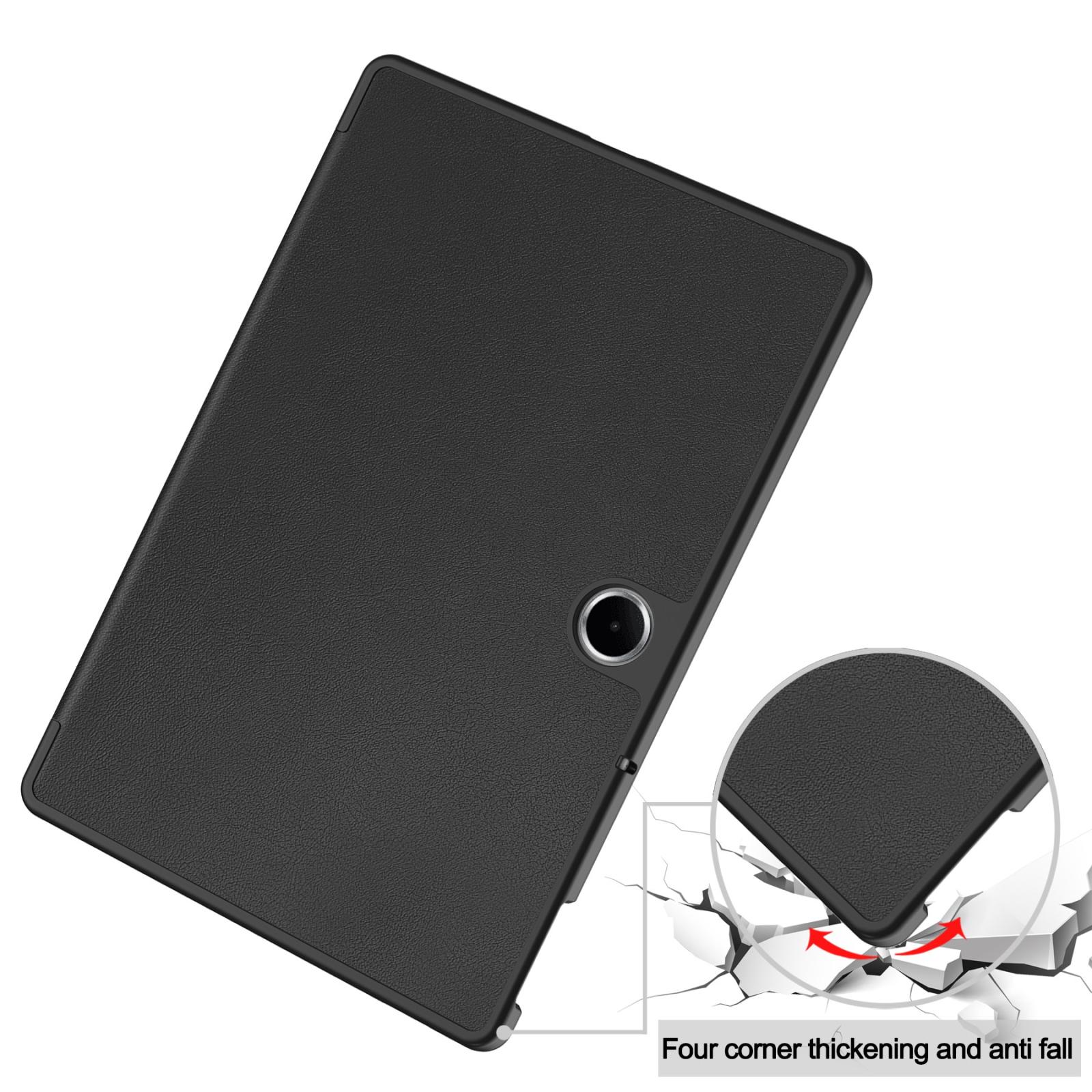 OnePlus Pad Lite / Oppo Pad SE Hoes Tri-Fold Book Case met Standaard Zwart afbeelding 8