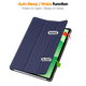 OnePlus Pad Lite / Oppo Pad SE Hoes Tri-Fold Book Case met Standaard Blauw afbeelding 5