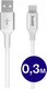 Buddi Flex USB-A naar USB-C Kabel 12W Fast Charge 30CM Wit