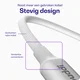 Buddi Flex USB-C naar USB-C Kabel 100W Super Fast Charge 2M Wit afbeelding 4