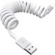 Buddi Flex USB-A naar Lightning Krulsnoer Kabel 12W Fast Charge 1M Wit afbeelding 8