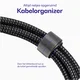Buddi Flex 3.5mm Jack Aux Audio Kabel 10M Zwart afbeelding 5