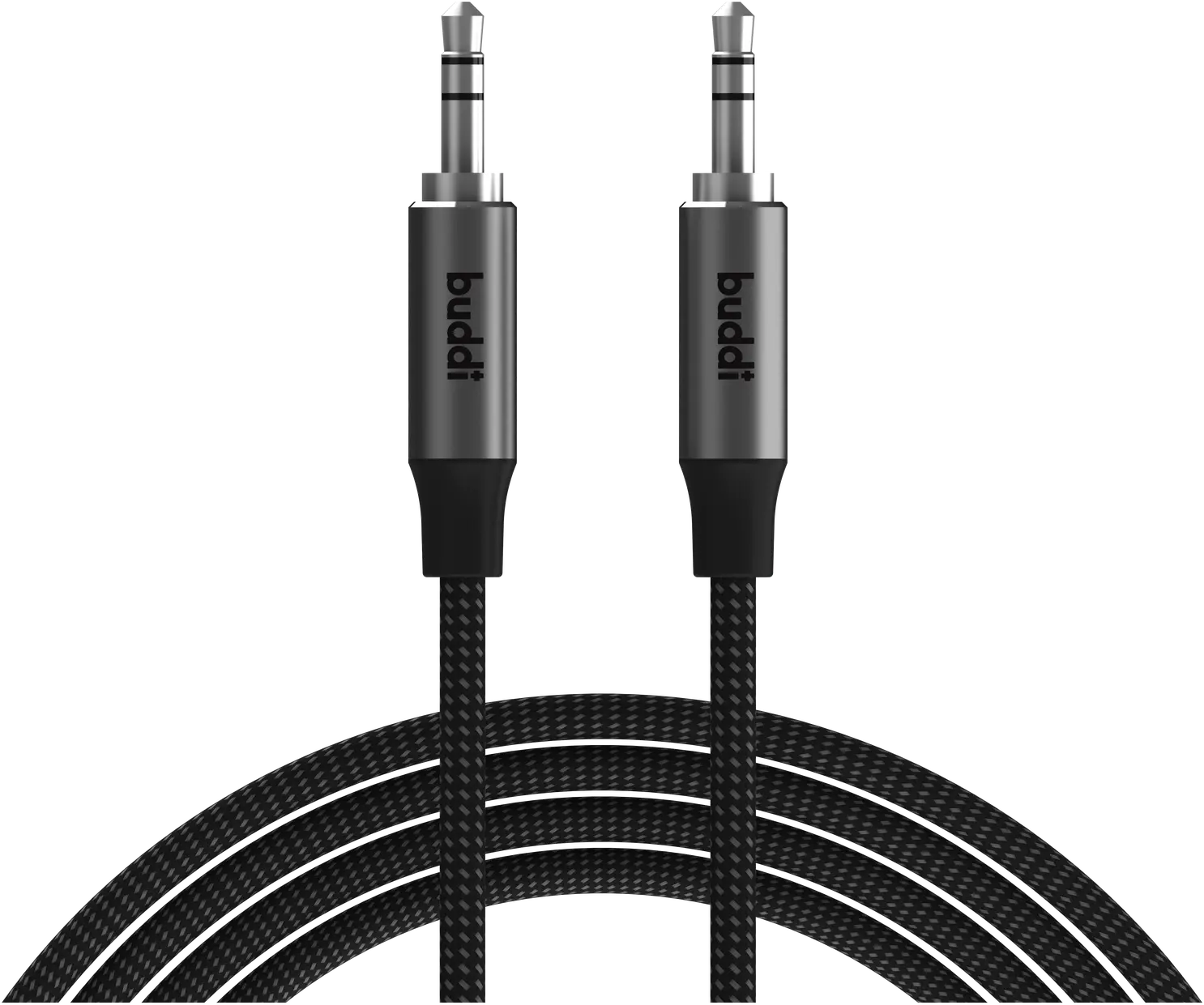 Buddi Flex 3.5mm Jack Aux Audio Kabel 10M Zwart afbeelding 11