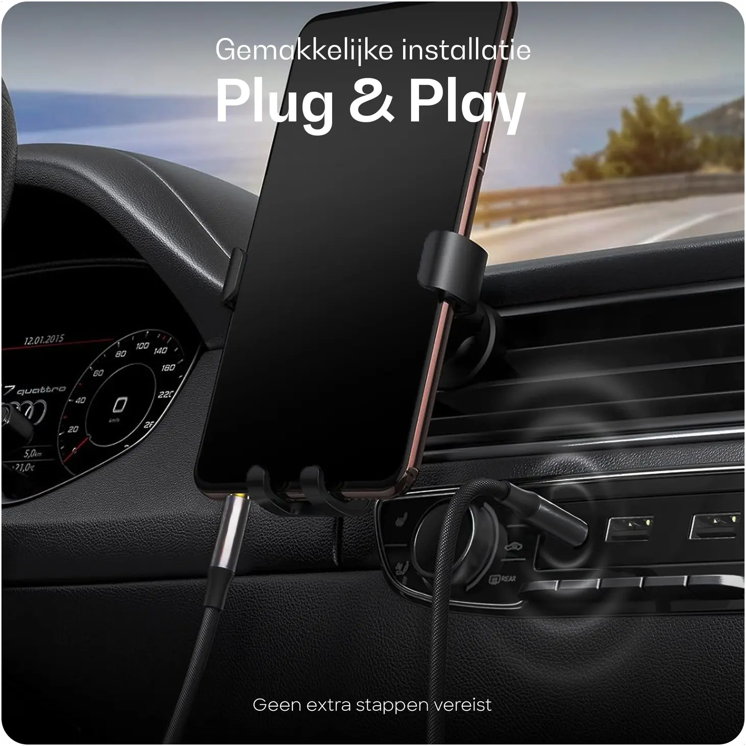 Buddi Flex 3.5mm Jack Aux Audio Kabel 10M Zwart afbeelding 9