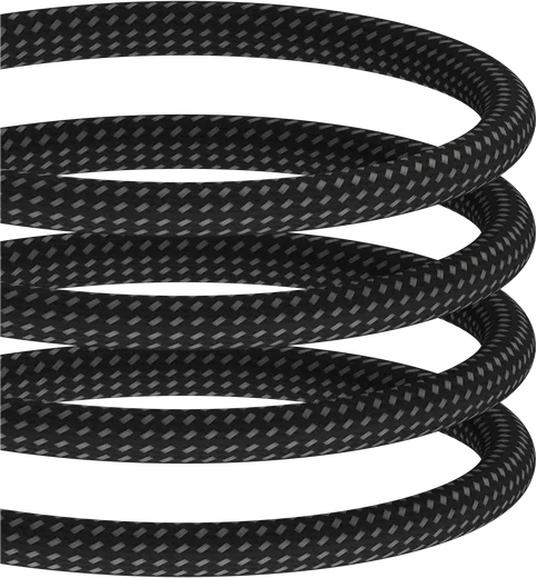 Buddi Flex 3.5mm Jack Aux Audio Kabel 10M Zwart afbeelding 14