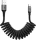 Buddi Flex USB-A naar USB-C Krulsnoer Kabel 12W Fast Charge 2M Zwart afbeelding 10